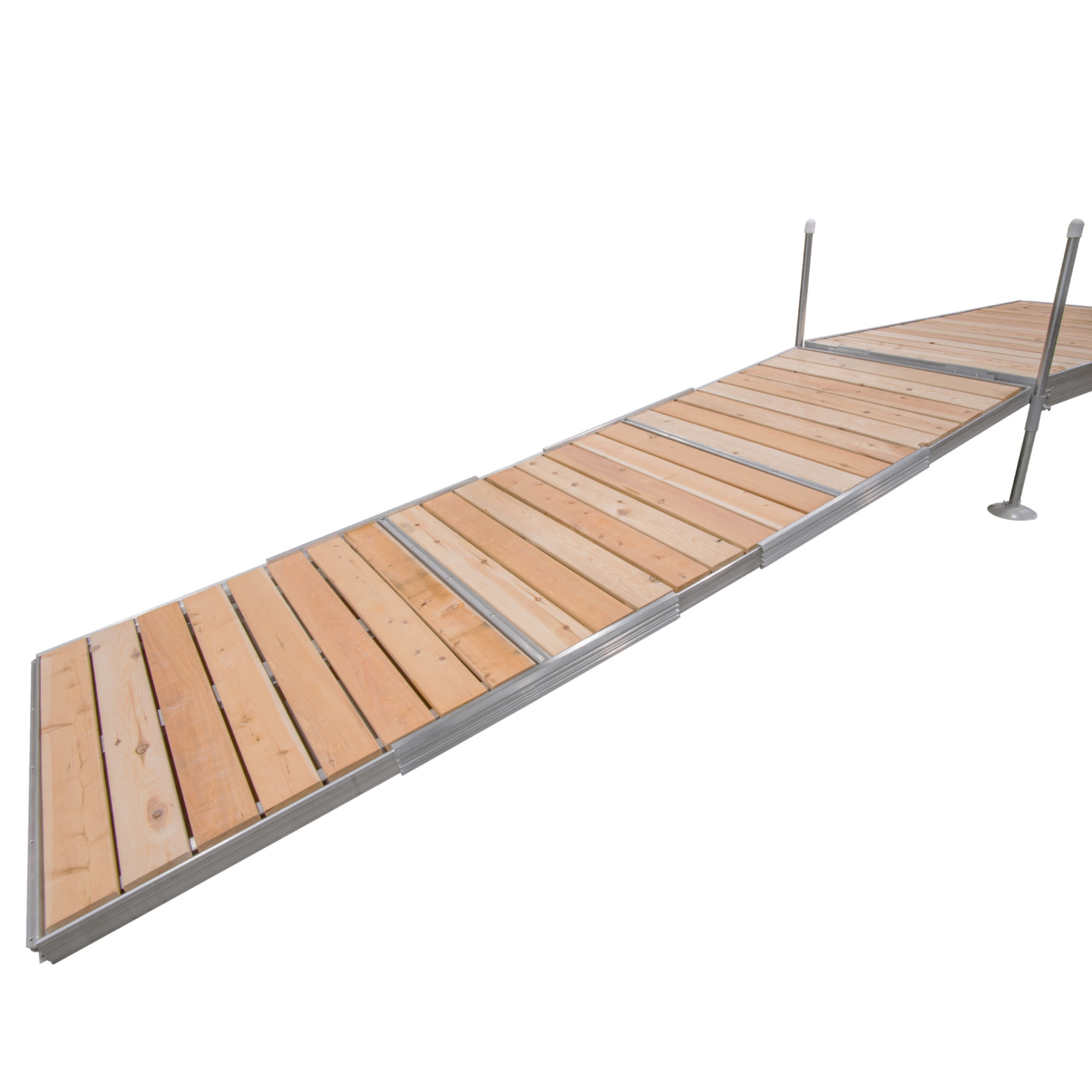 Tommy Docks Cedar Gangway - 12ft. x 30in., Modular Design, Model# TDGWC-30522